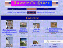 Tablet Screenshot of howeird.com